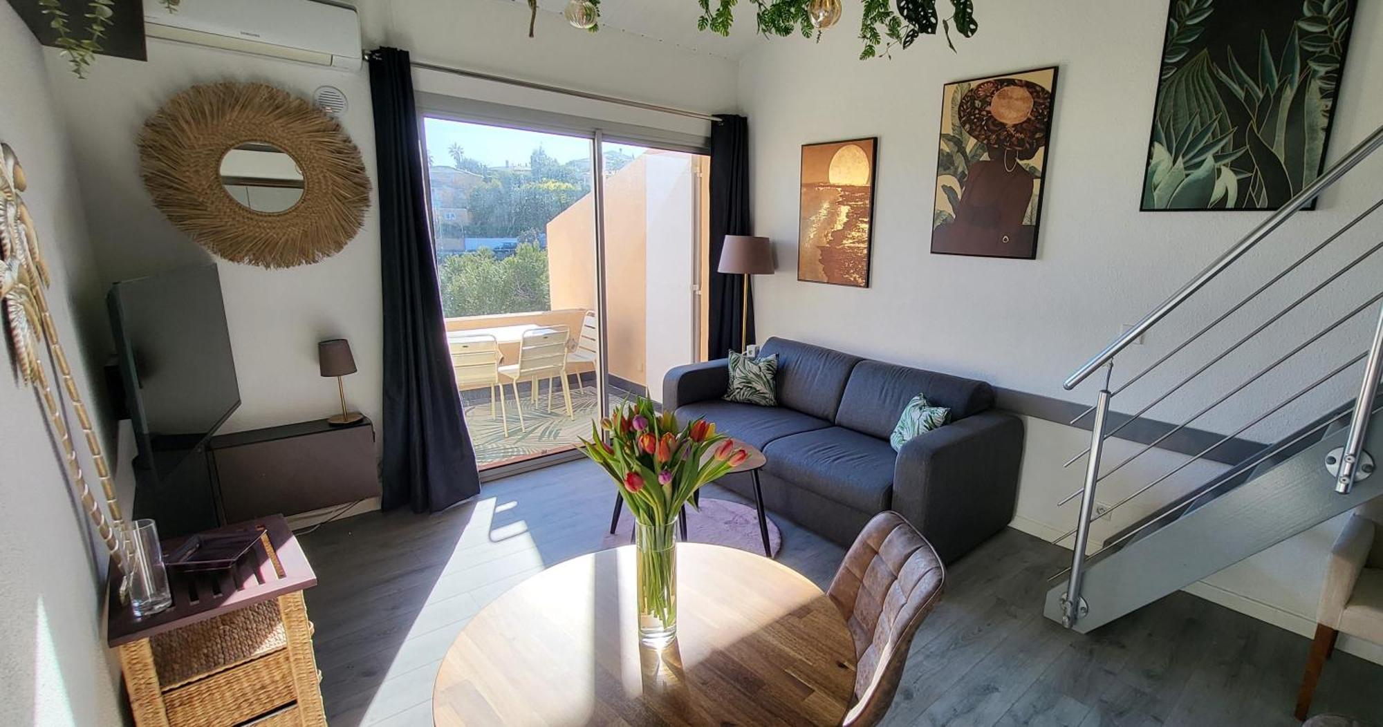 Appartement En Residence Avec Piscine Бандол Екстериор снимка